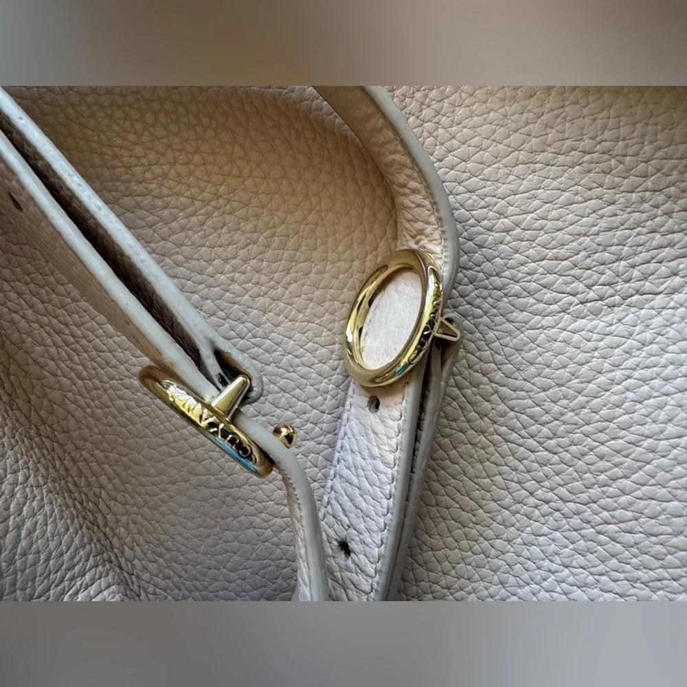 CUYANA Pebbled Leather Backpack in Blush